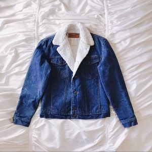 Faux Sherpa Denim Jacket